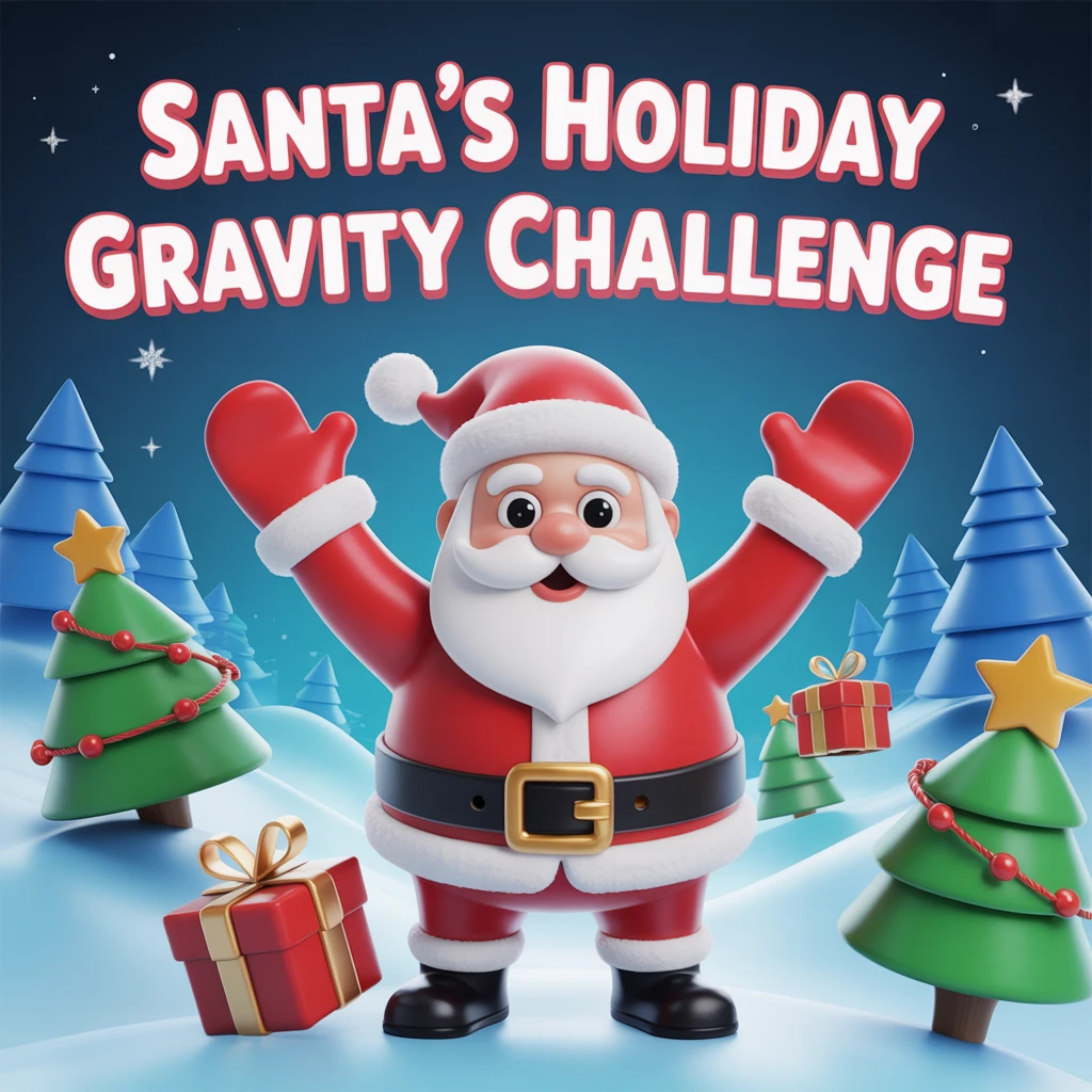 Cover image of Santa's Holiday Gravity Challenge: Play This Free Browser Adventure!