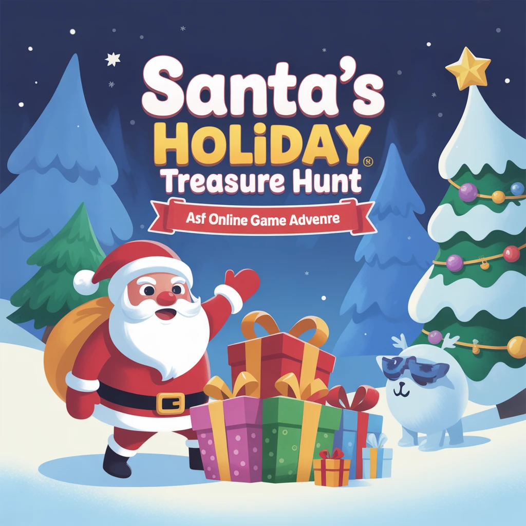 Cover image of Santa's Holiday Treasure Hunt: A Free Online Game Adventure