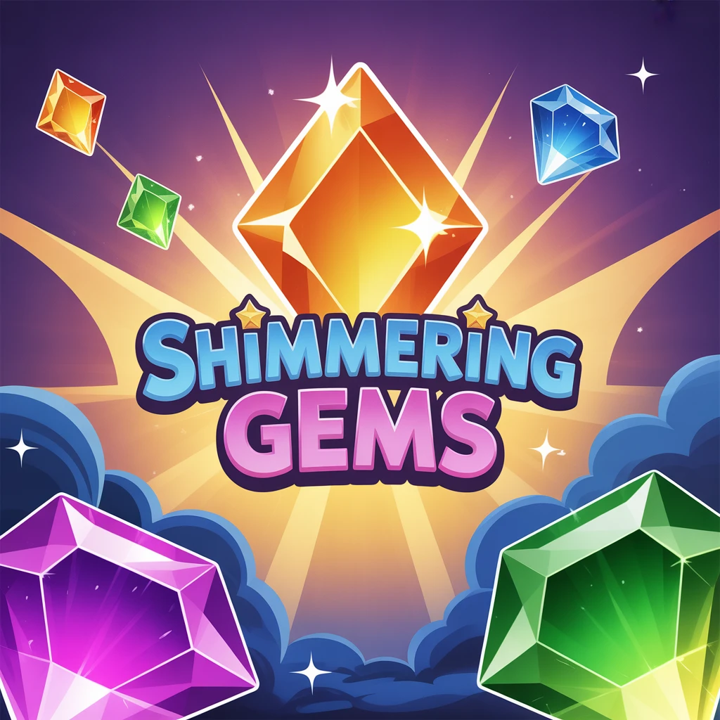 Cover image of Shimmering Gems: Play the Ultimate Free Online Jewel Adventure