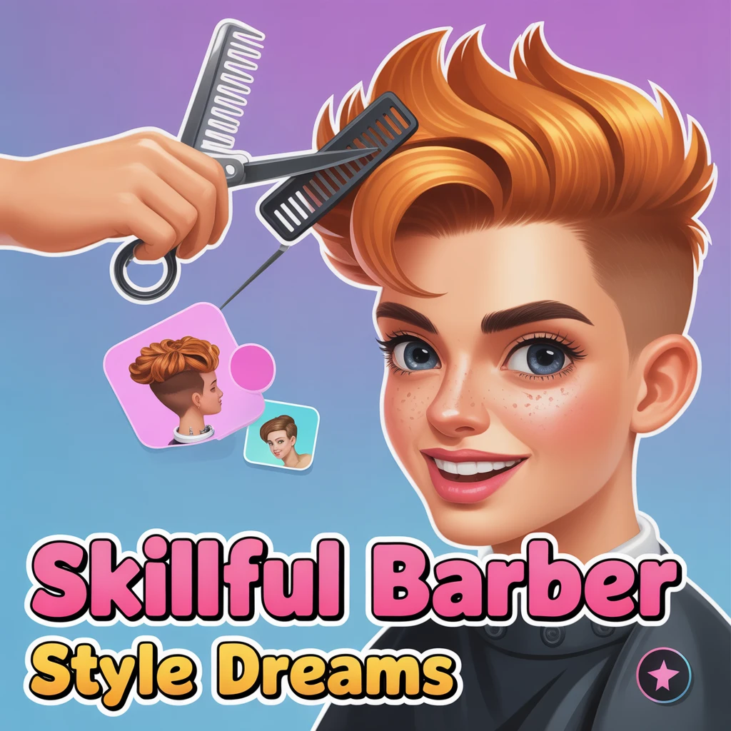 Cover image of Skillful Barber: Style Dreams - Free Online Haircut Game!