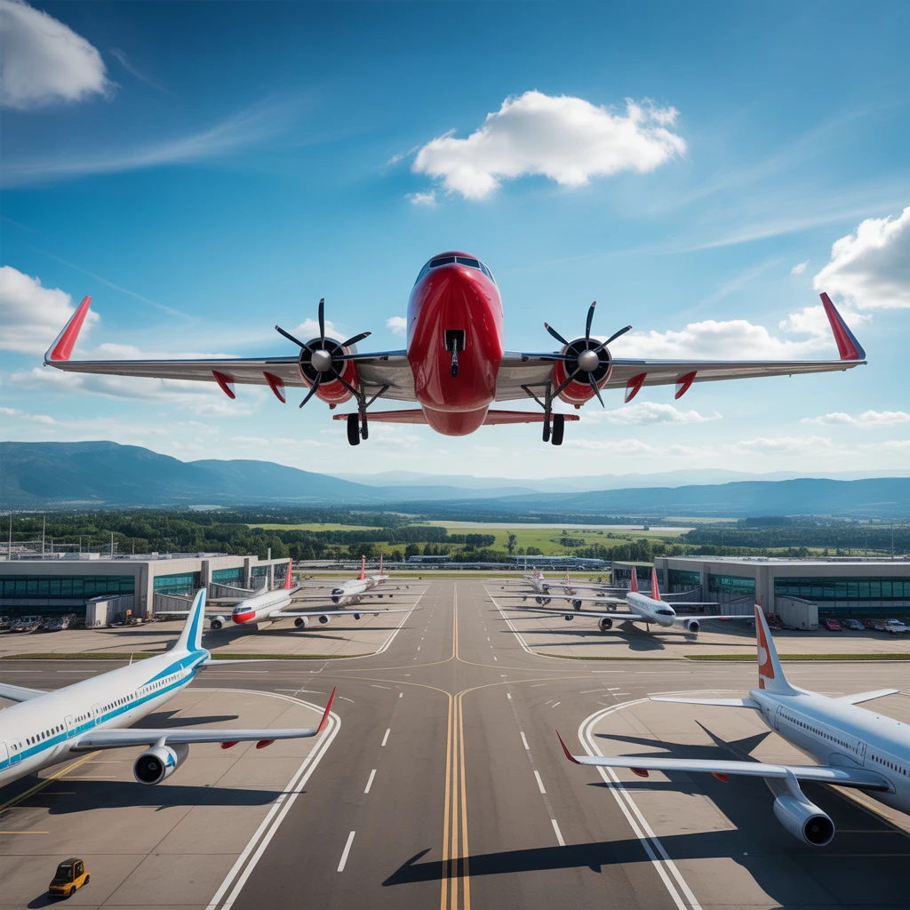 Cover image of Sky High Parking Challenge: 3D Airplane Edition - Free Online Game