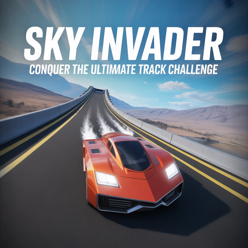 Cover image of Sky Invader: Conquer the Ultimate Track Challenge in This Free Online Game