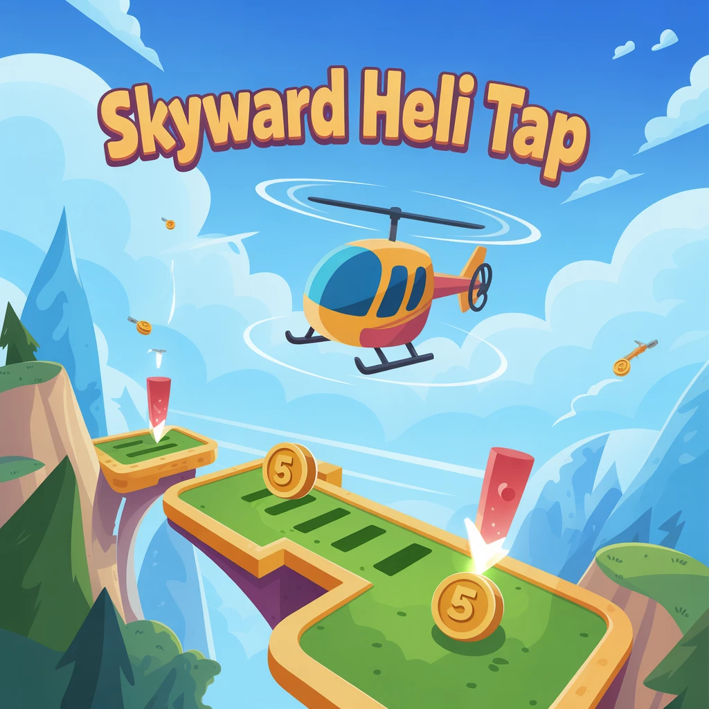 Cover image of Skyward Heli Tap: The Ultimate Free Online Challenge!