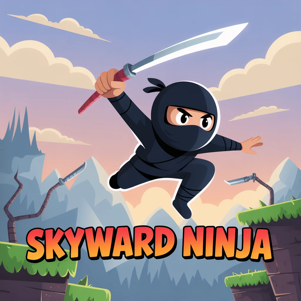 Cover image of Skyward Ninja: The Ultimate Free Jumping Adventure Game