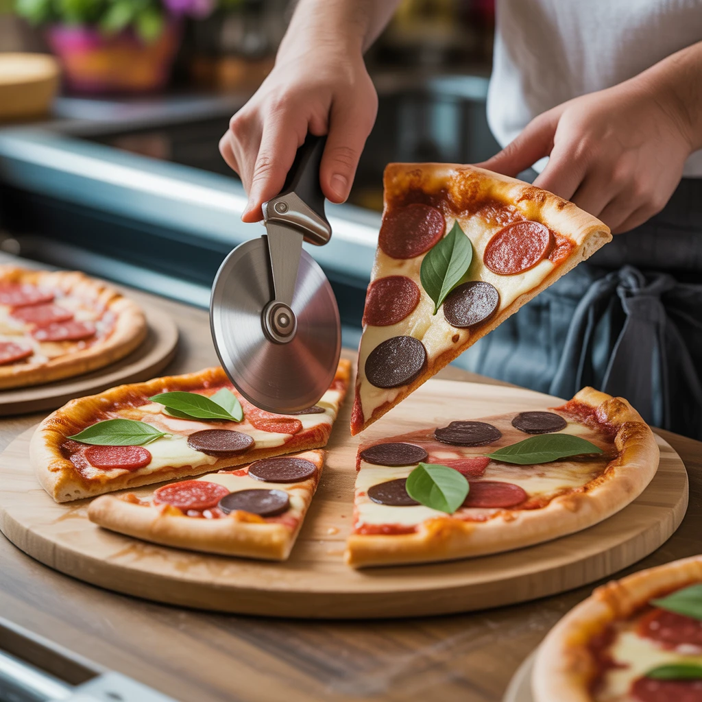 Cover image of Slice and Serve: The Ultimate Free Online Pizza Cutter Challenge