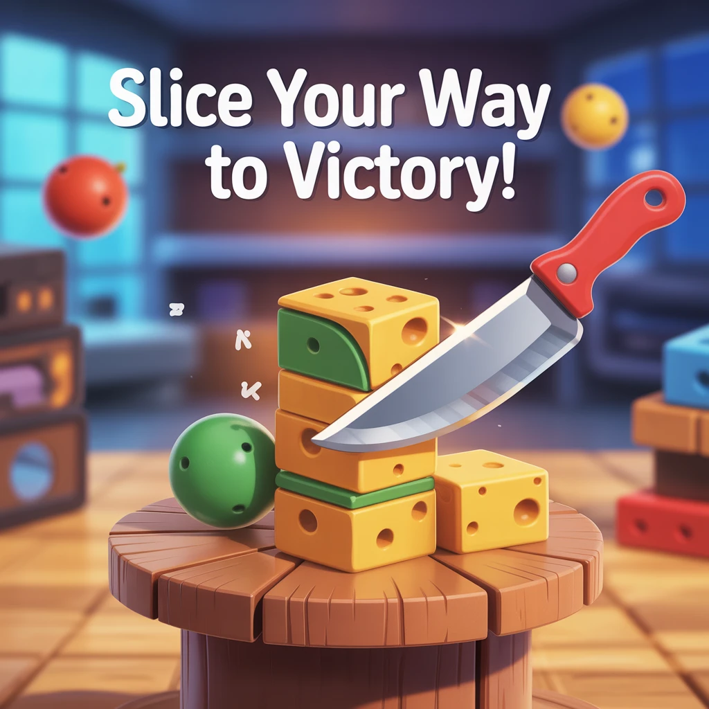 Cover image of Slice Your Way to Victory: Play the Ultimate Online Puzzle Game!