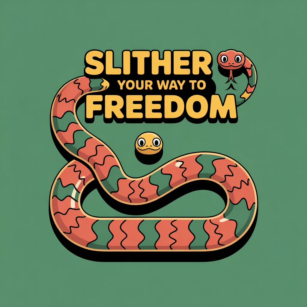 Cover image of Slither Your Way to Freedom: An Exciting Online Adventure Game