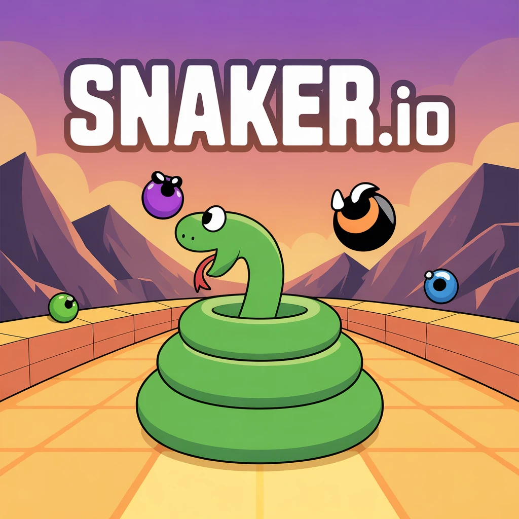 Cover image of Slither Your Way to Victory in Snaker.io - Free Online Browser Game!