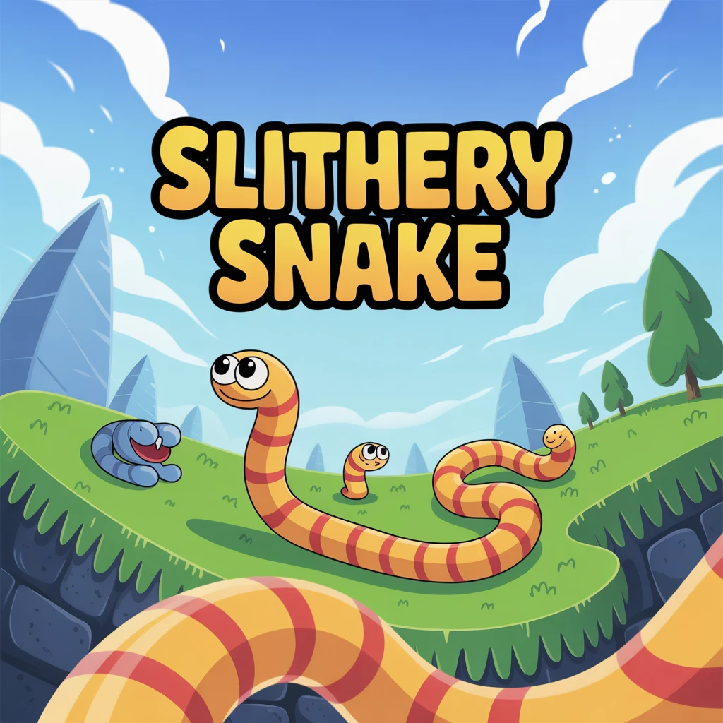 Cover image of Slithery Snake: Conquer the Worms Zone in this Free Online Game!
