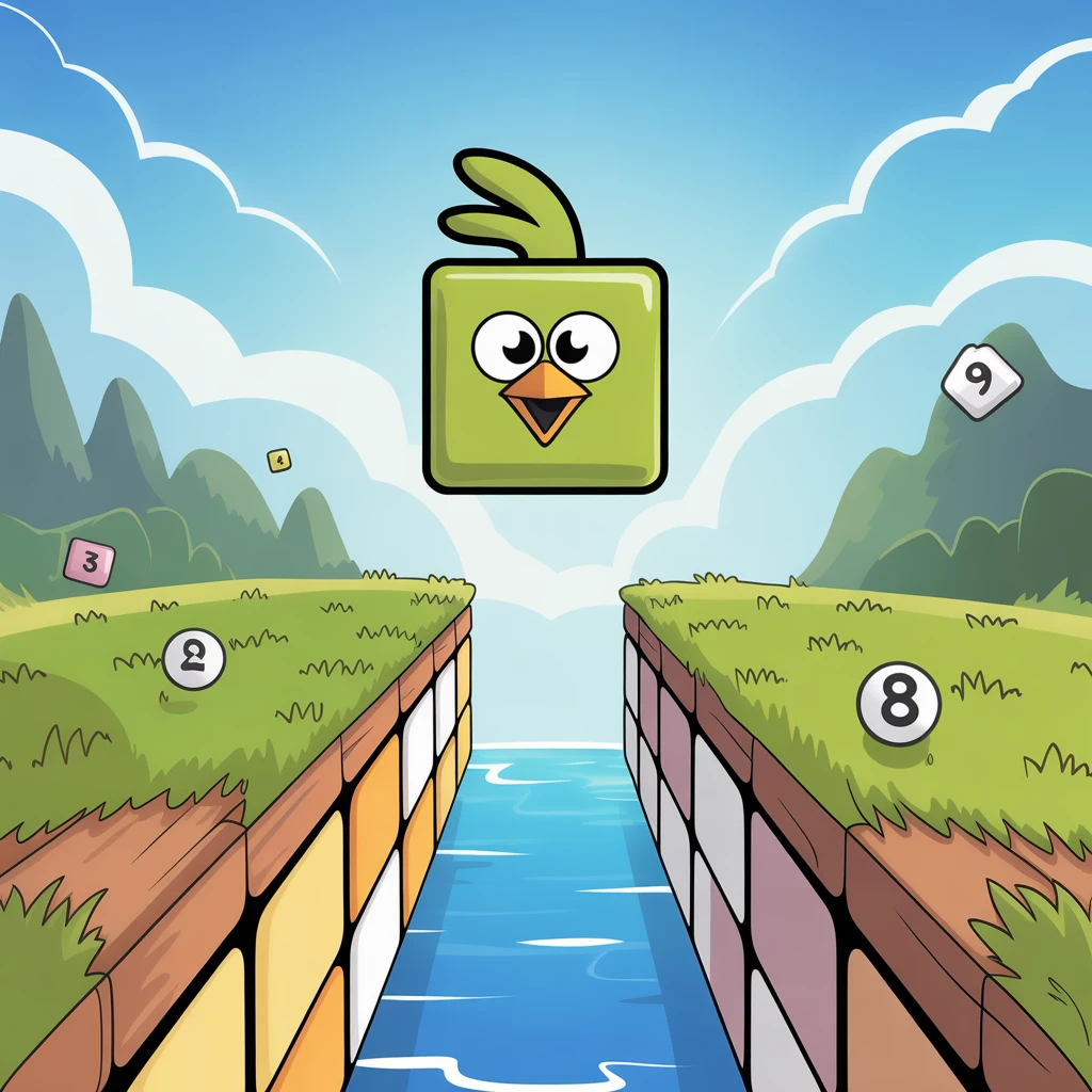 Cover image of Soar and Score in 2048: The Ultimate Flappy Adventure!