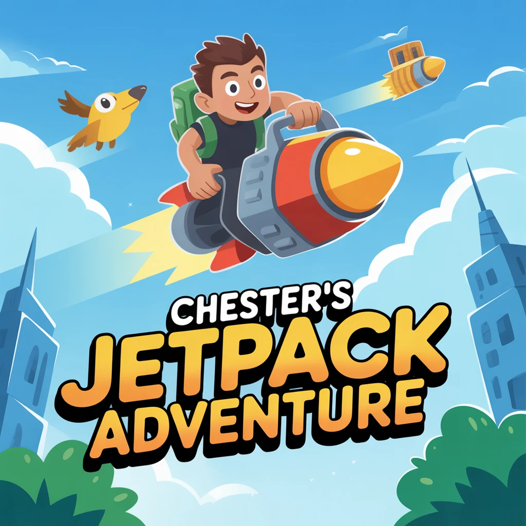 Cover image of Soar High with Chester's JetPack Adventure - Free Online Browser Game