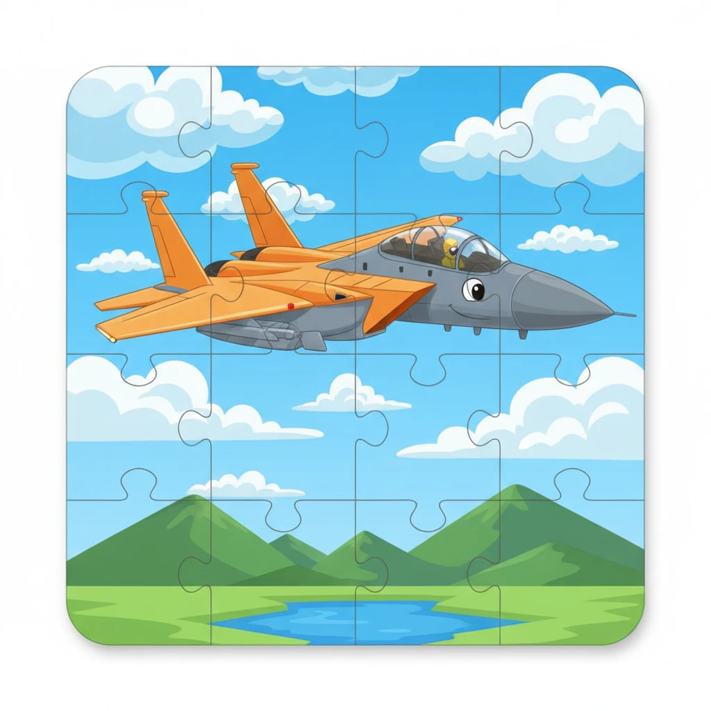Cover image of Soar High with F15 Eagle: A Free Online Sliding Adventure