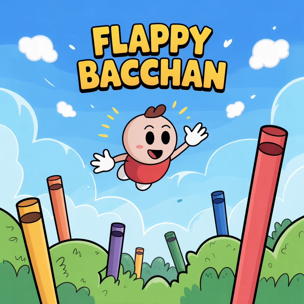 Cover image of Soar High with Flappy Bacchan: Free Online Adventure!