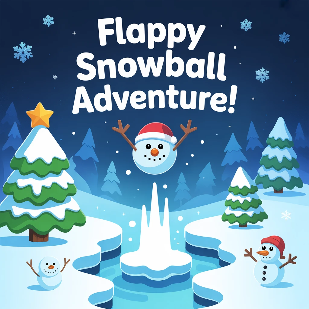 Cover image of Soar Through the Holidays with Flappy Snowball Adventure!
