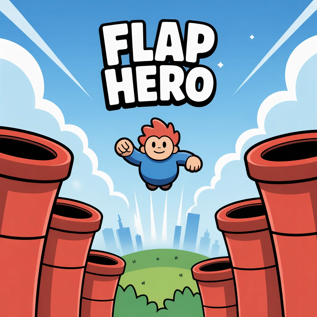 Cover image of Soar with the Flap Hero: A Thrilling Free Online Adventure Game