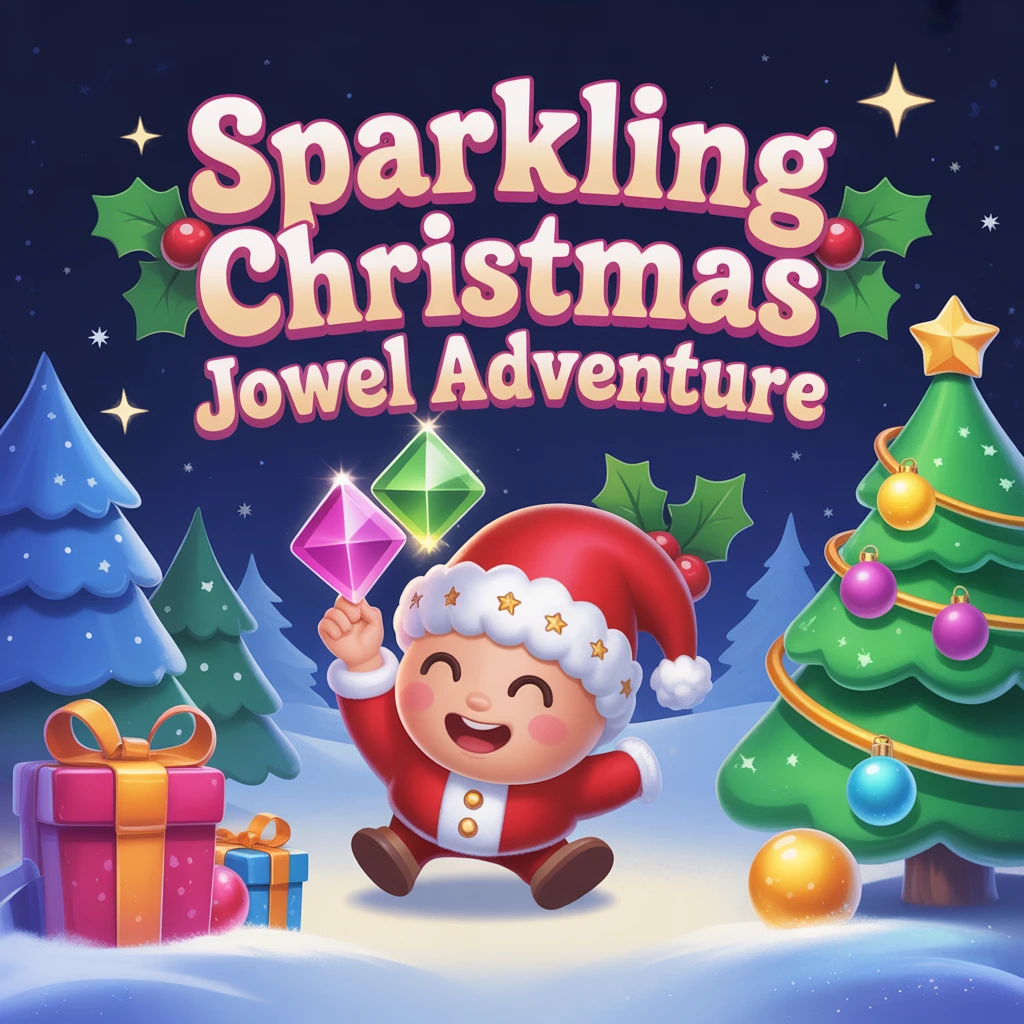 Cover image of Sparkling Christmas Jewel Adventure - Play Free Online Game Now!