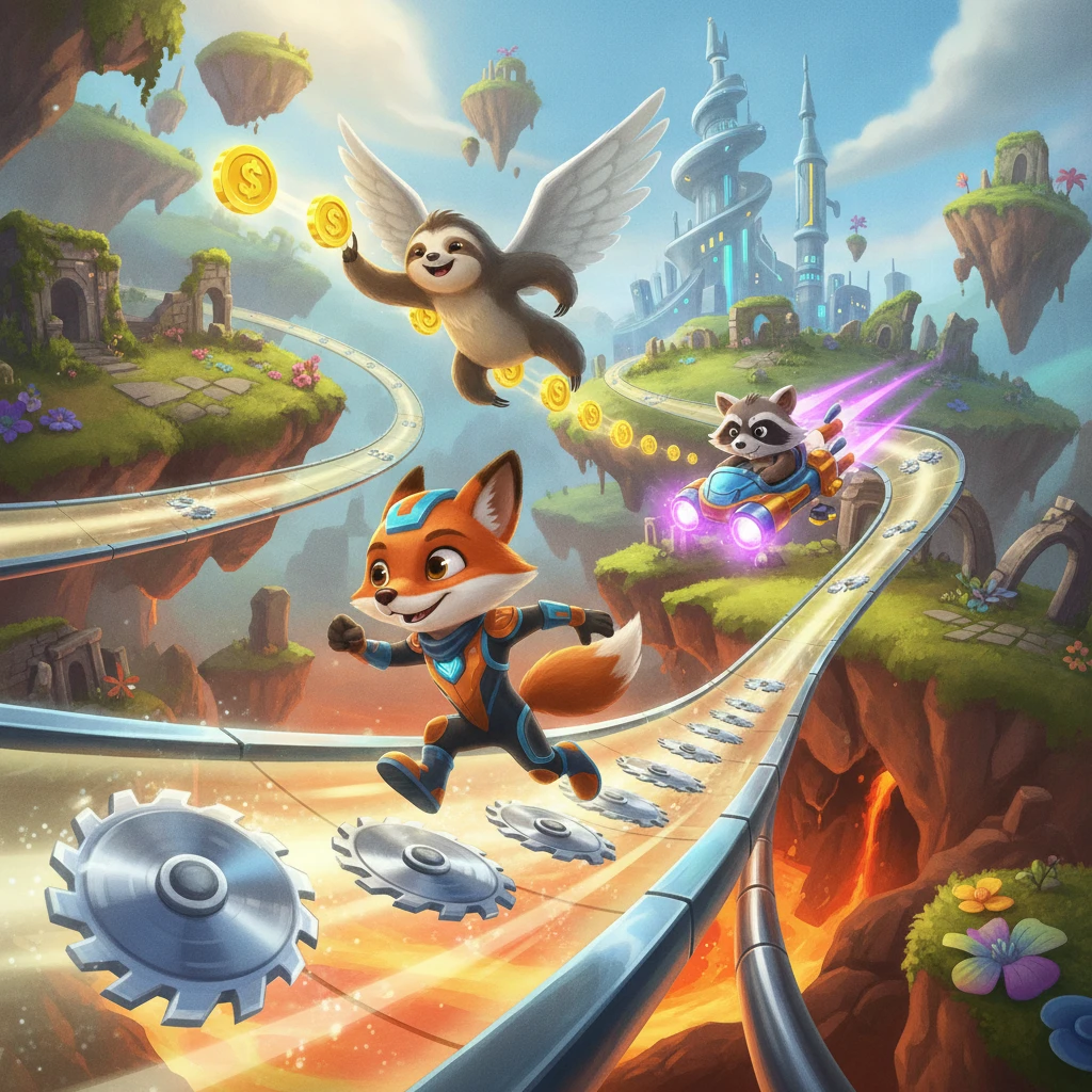 Cover image of Speed Run Showdown: Thrilling Free Online Racing Adventure