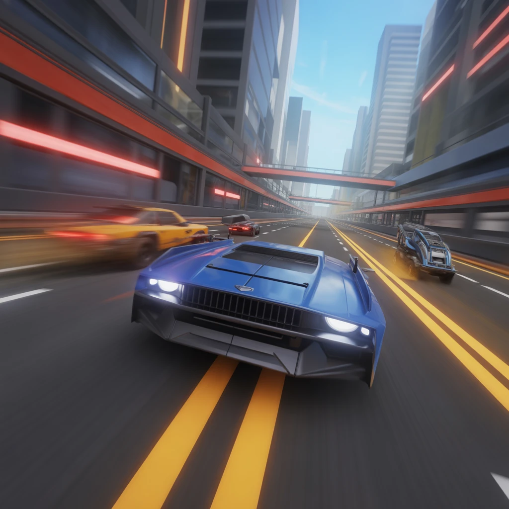 Cover image of Speedy Racers: Thrilling Online Racing Challenge