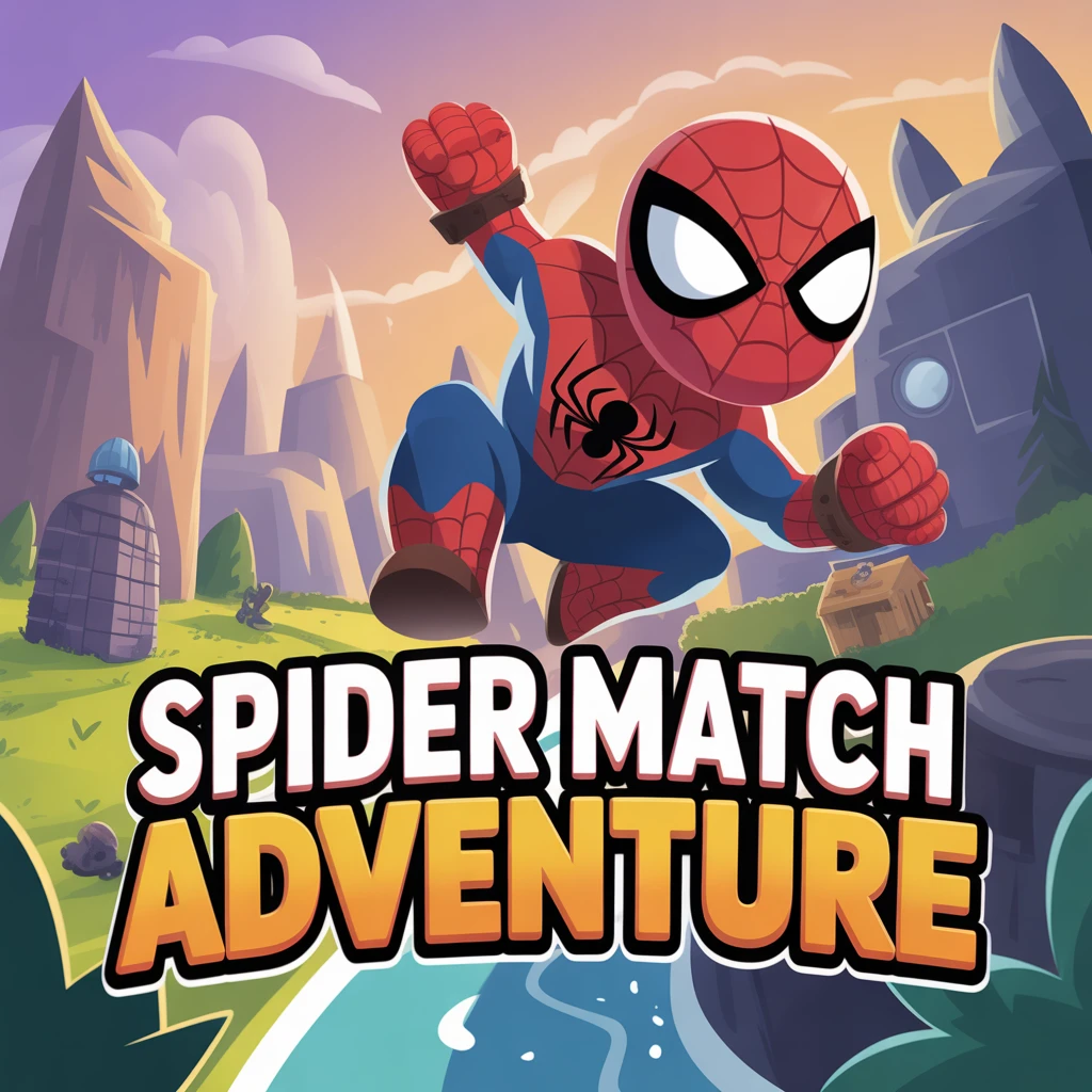 Cover image of Spider Match Adventure: Test Your Skills in This Exciting Online Puzzle Game!