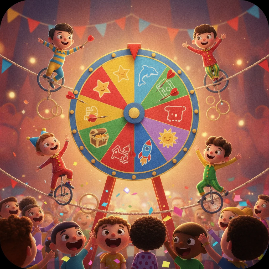 Cover image of Spin the Dart Wheel: An Exciting Online Free Game