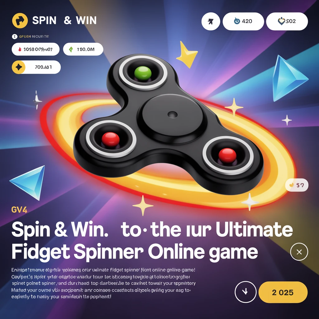 Cover image of Spin & Win: The Ultimate Fidget Spinner Online Game