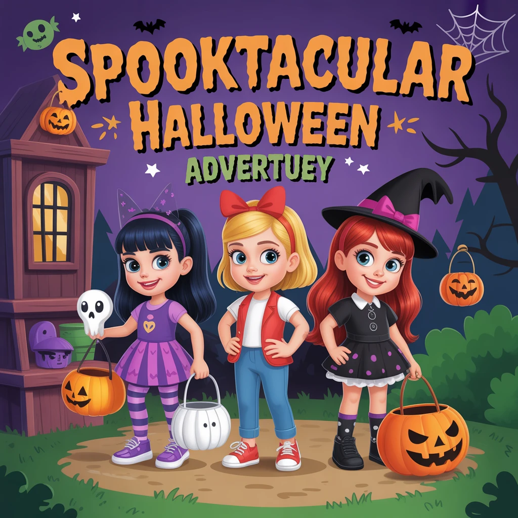 Cover image of Spooktacular Halloween Adventure – Play Free Online Now!