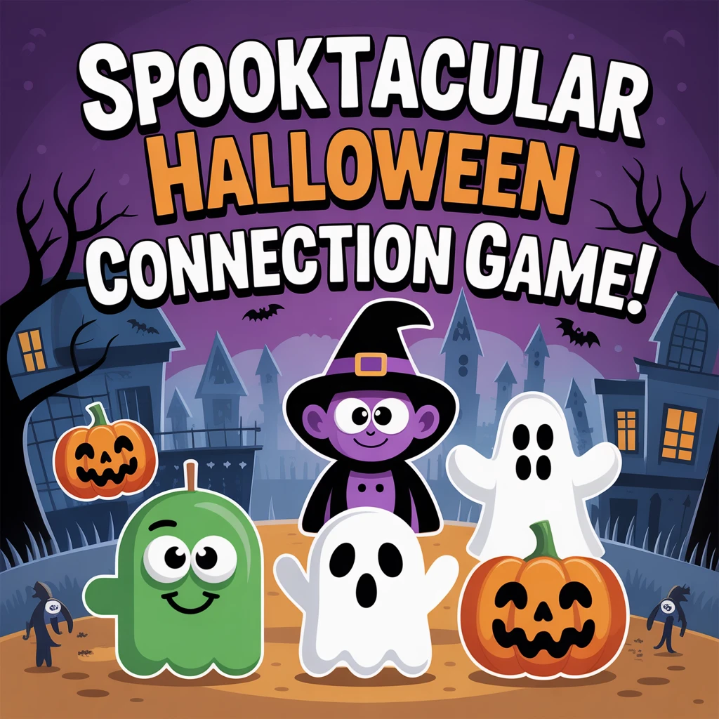 Cover image of Spooktacular Halloween Connection Game: Play Online for Free!
