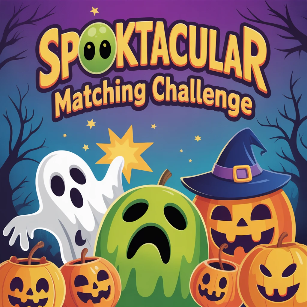 Cover image of Spooktacular Halloween Matching Challenge - Play Free Online!