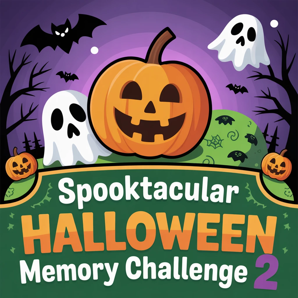 Cover image of Spooktacular Halloween Memory Challenge 2 - Free Online Game