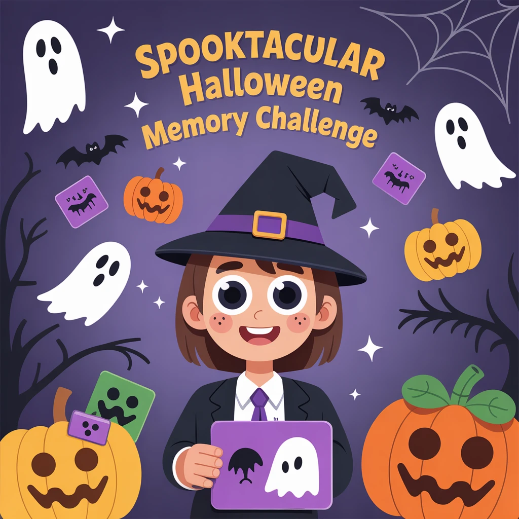 Cover image of Spooktacular Halloween Memory Challenge - Play for Free Online!