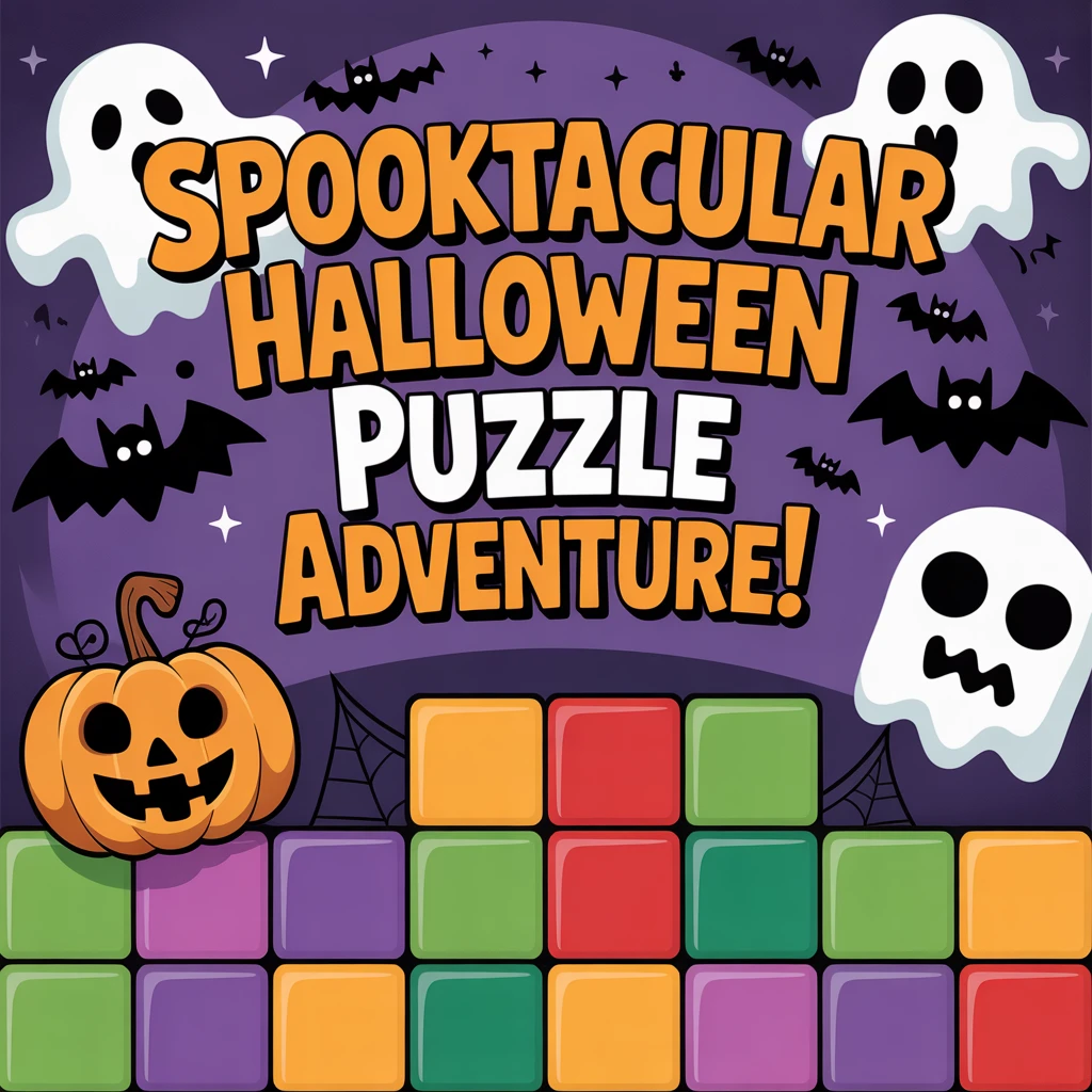 Cover image of Spooktacular Halloween Puzzle Adventure - Play Free Online!