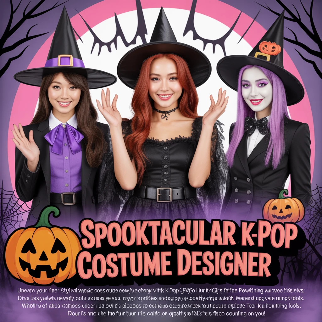 Cover image of Spooktacular K-Pop Costume Designer: Free Online Dress-Up Game