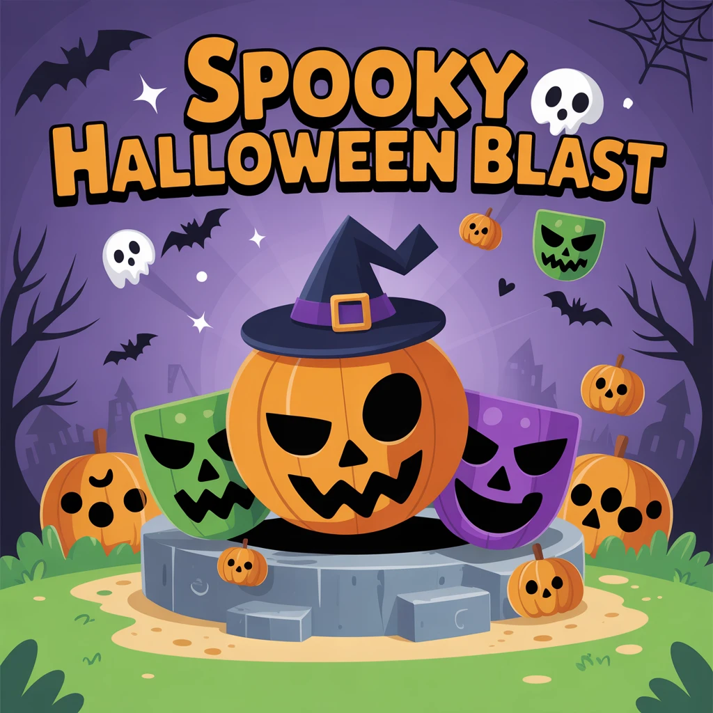 Cover image of Spooky Halloween Blast: A Free Online Adventure Game