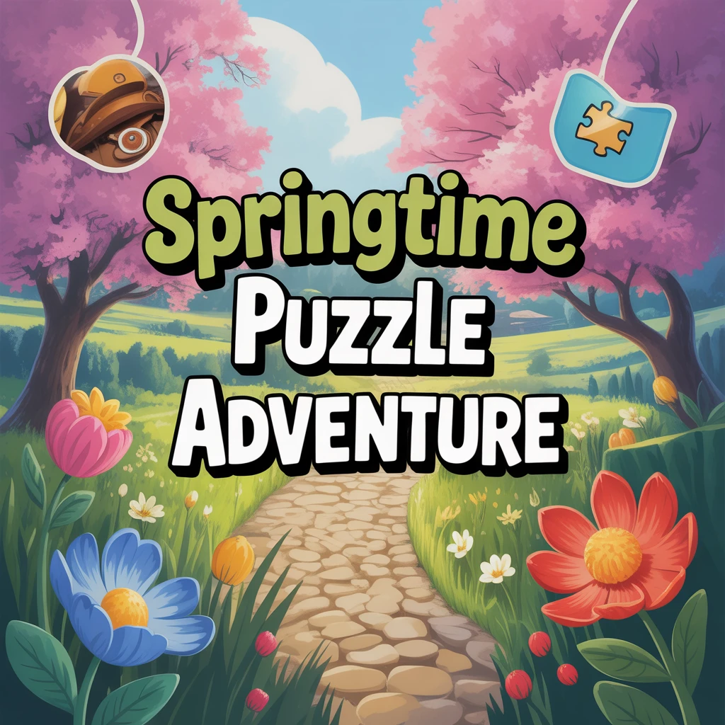 Cover image of Springtime Puzzle Adventure - Explore, Match, and Solve Online!