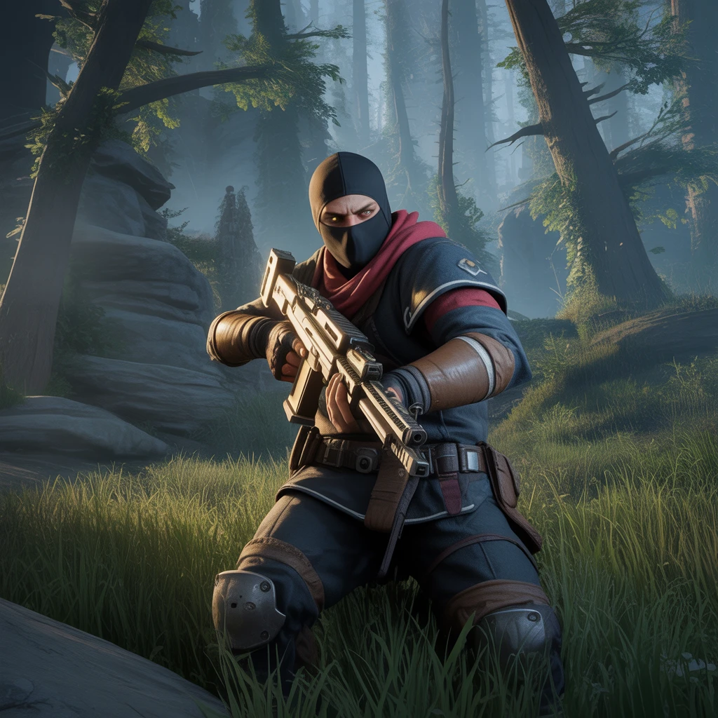 Cover image of Stealth Warriors: Battle in the Shadowy Woods - Free Online Game