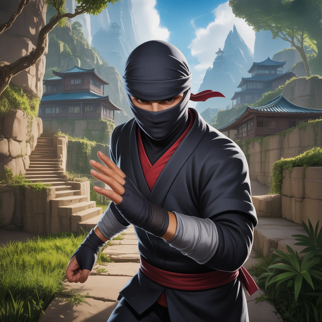 Cover image of Stealthy Ninja Adventures: Defy the Shadows in this Free Online Game