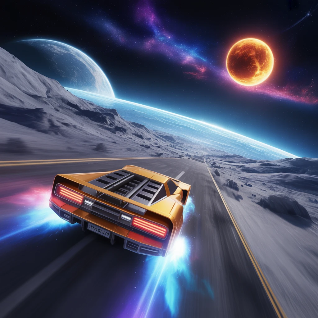 Cover image of Stellar Moon Car Stunt Challenge: Free Online Browser Game