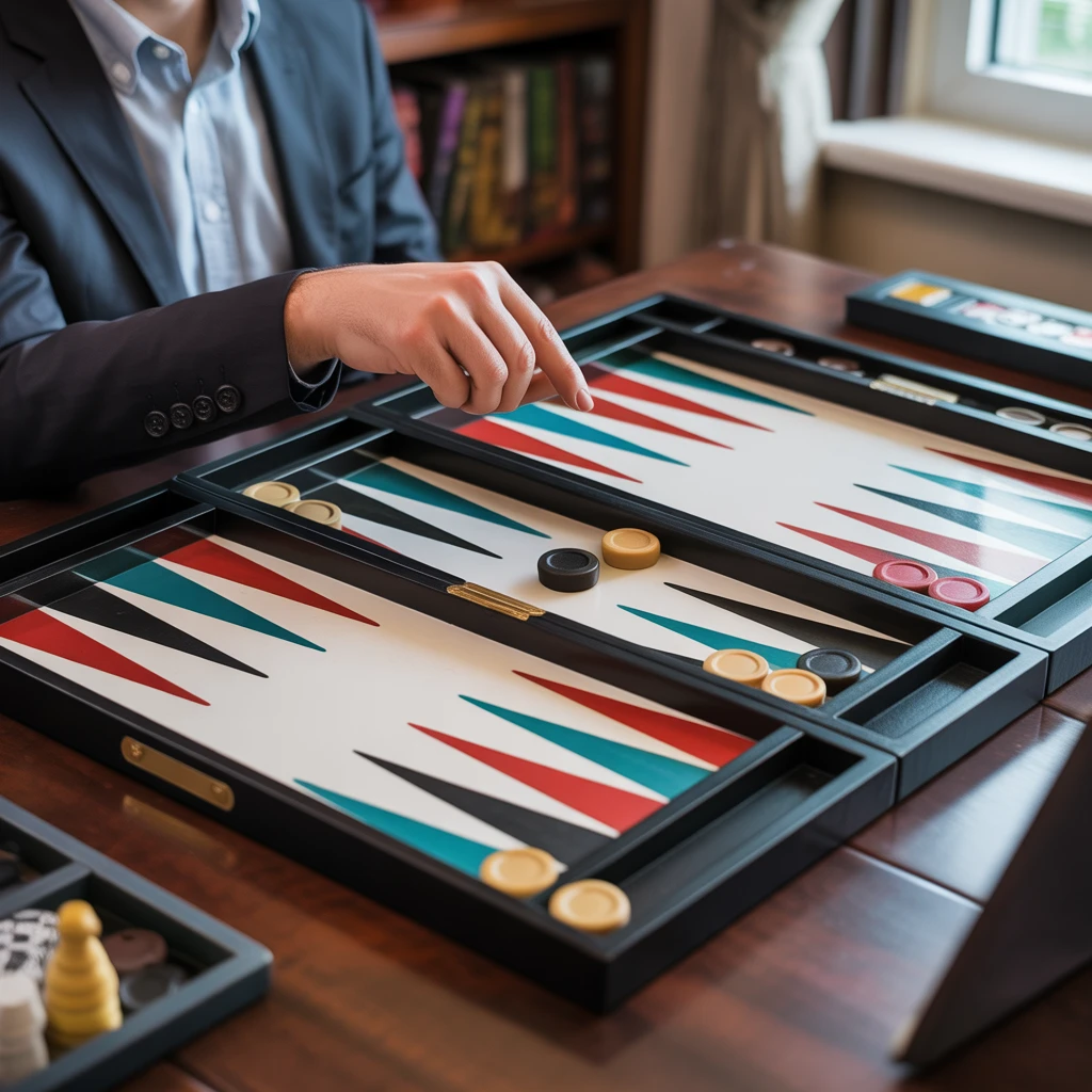 Cover image of Strategic Backgammon Battles - Play Free Online Now!