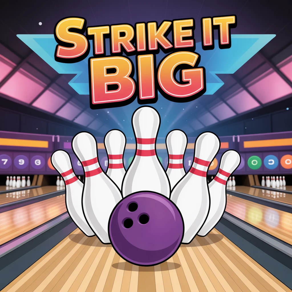 Cover image of Strike It Big: Free Bowling Fun Online Game for Everyone
