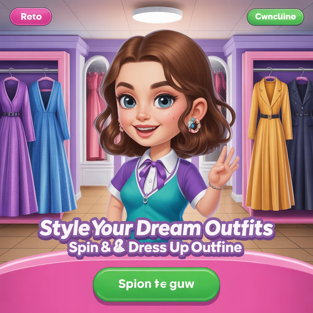 Cover image of Style Your Dream Outfits: Spin & Dress Up Game Online