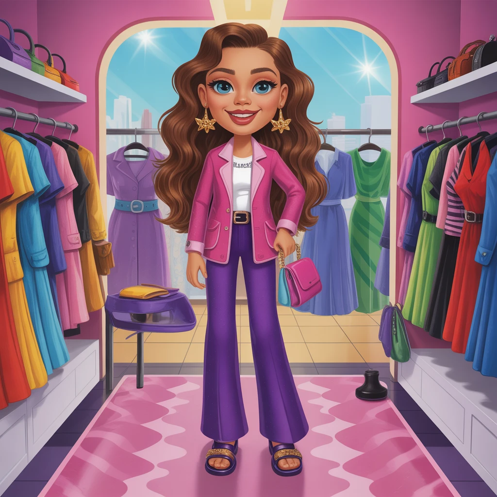 Cover image of Stylish Nadja: Free Online Dress-Up Adventure