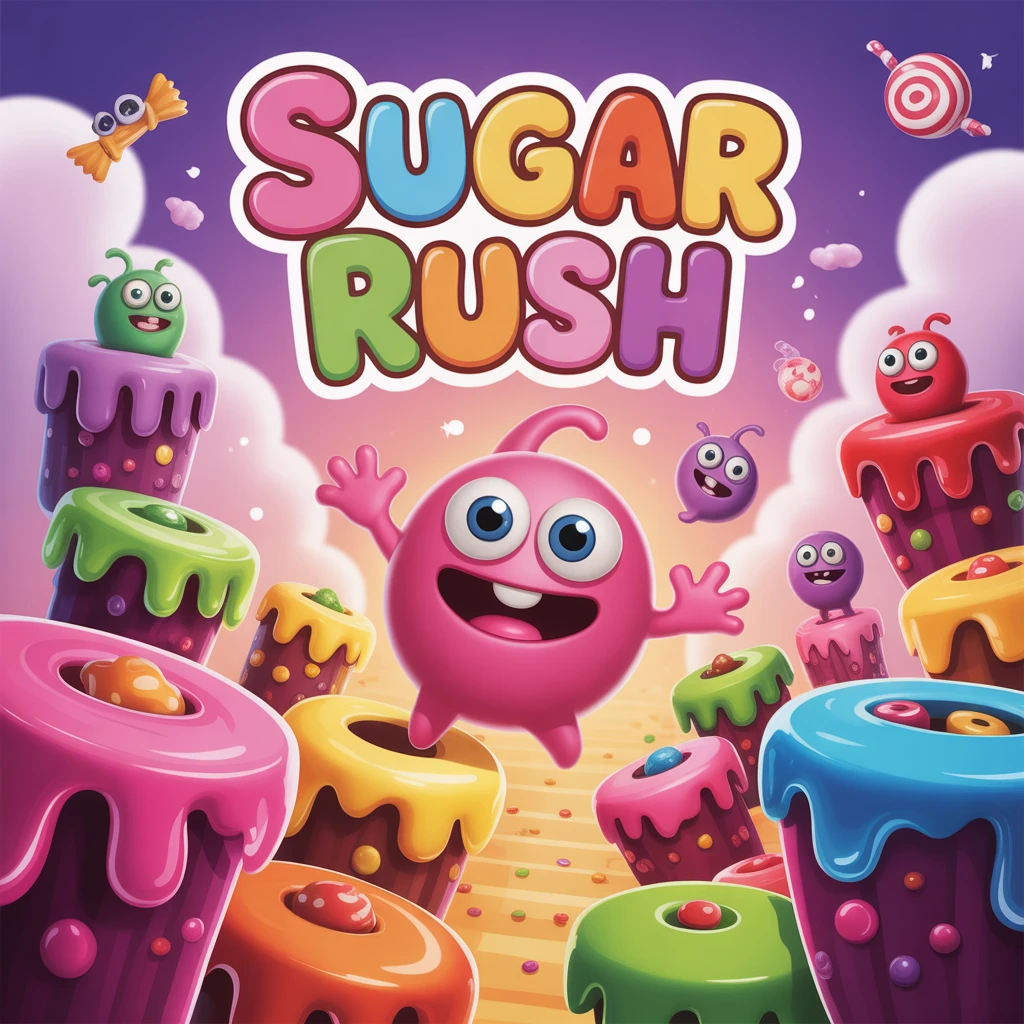 Cover image of Sugar Rush: Free Candy Monster Jumping Adventure Online