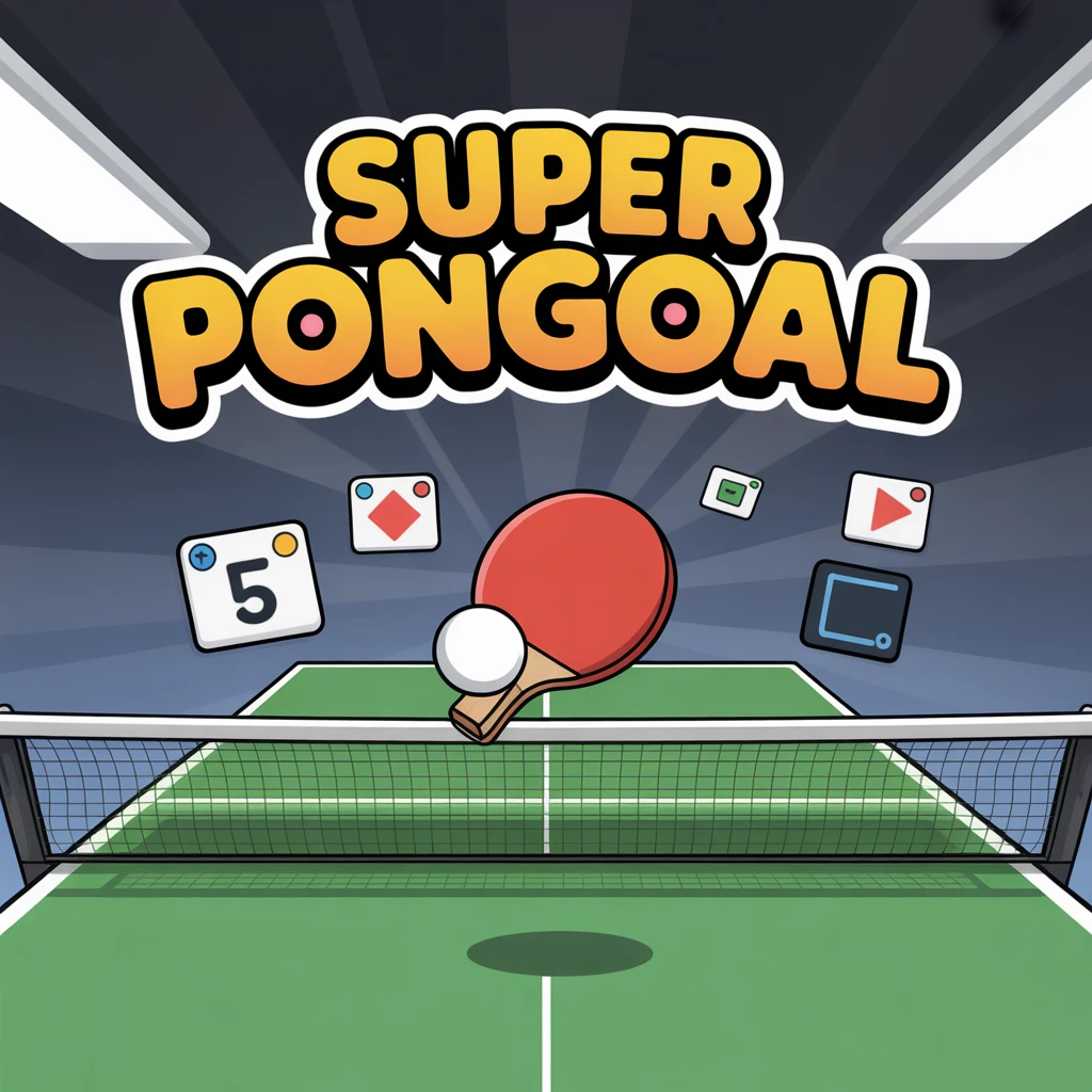 Cover image of Super PonGoal: Free Online Browser Game Challenge
