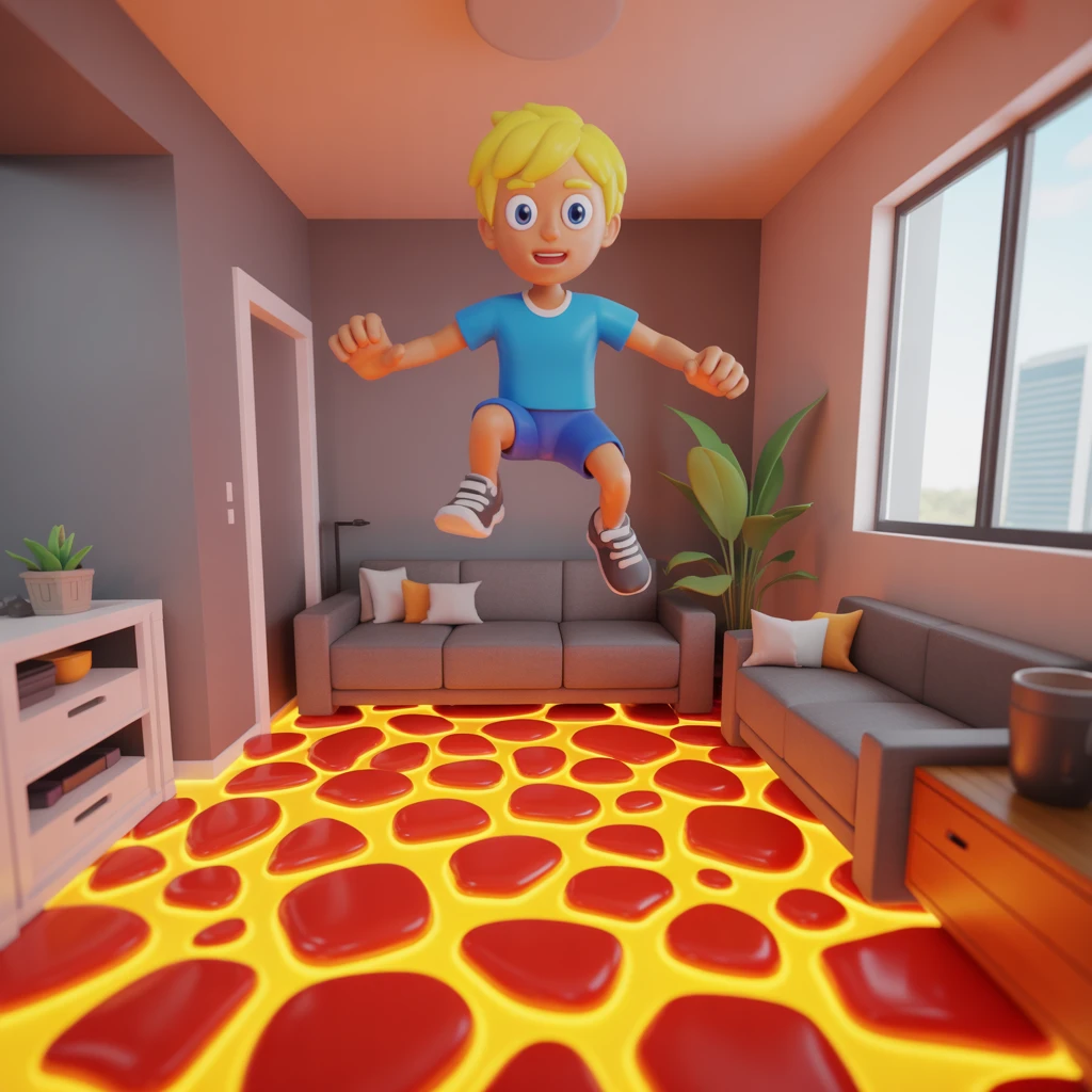 Cover image of Survive the 3D Lava Challenge: Free Online Game
