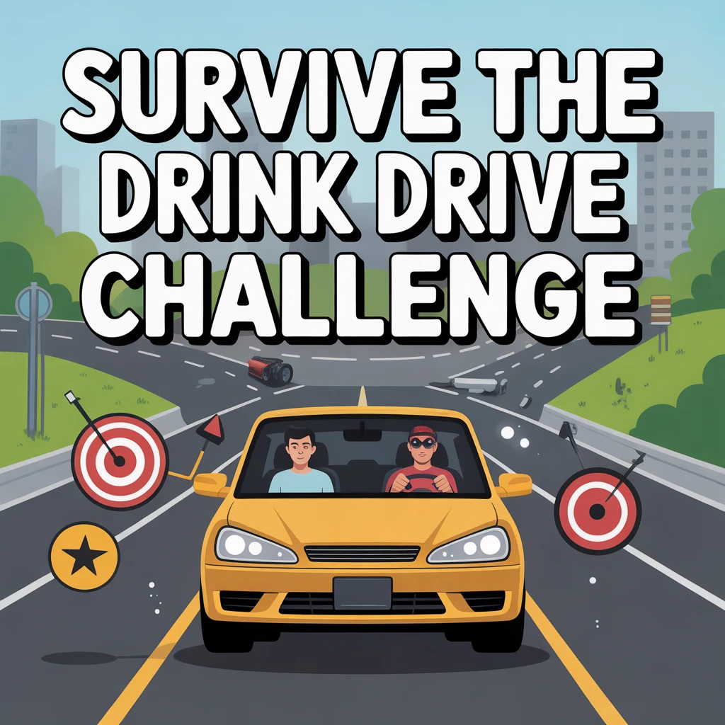 Cover image of Survive the Drink Drive Challenge: An Exciting Online Browser Game