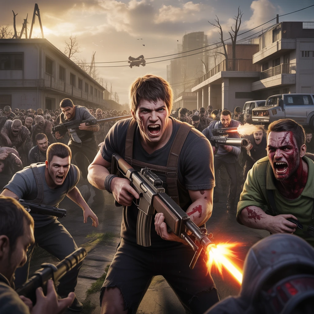 Cover image of Survive the Horde: Free Online Zombie Battle Game