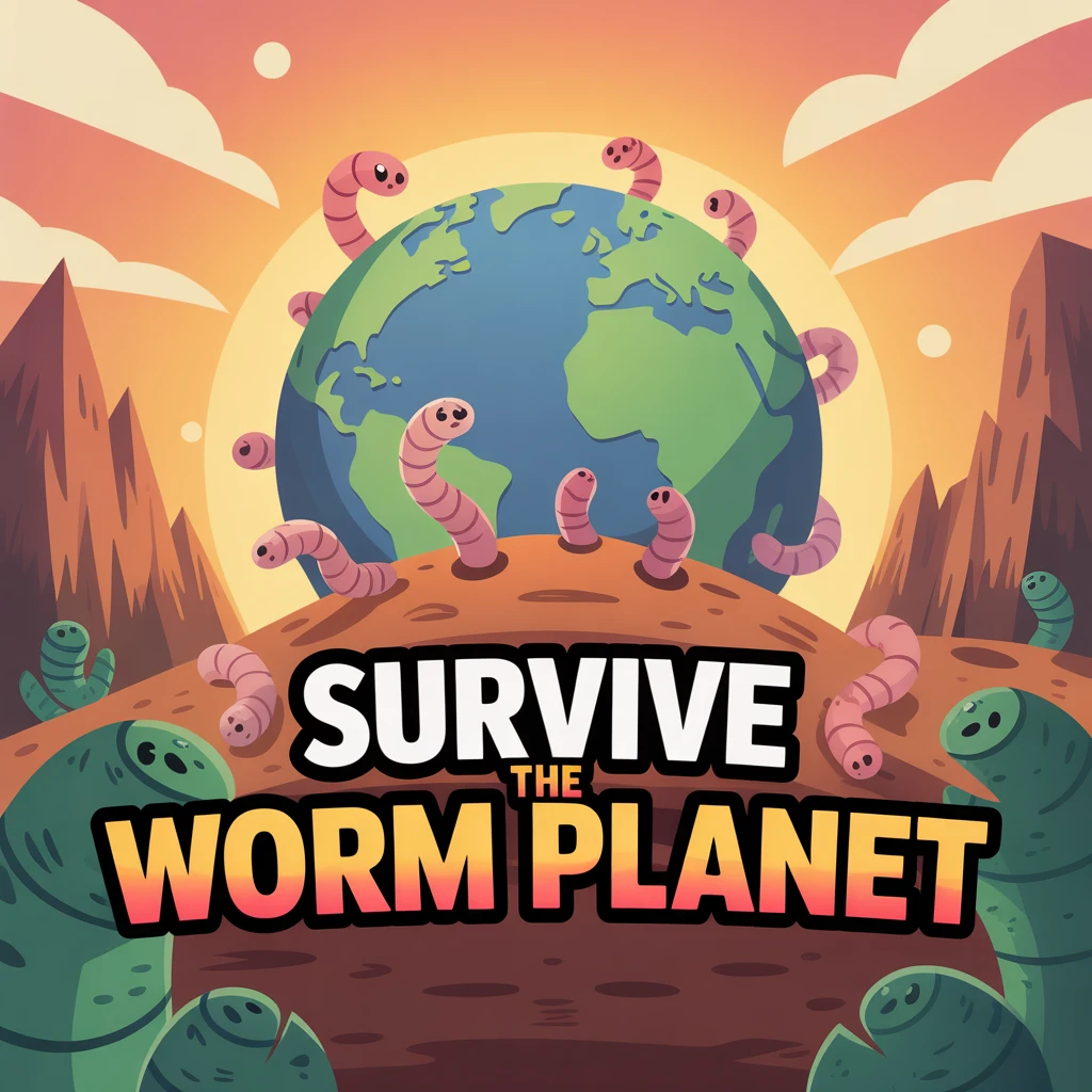 Cover image of Survive the Worm Planet: An Epic Online Adventure Game