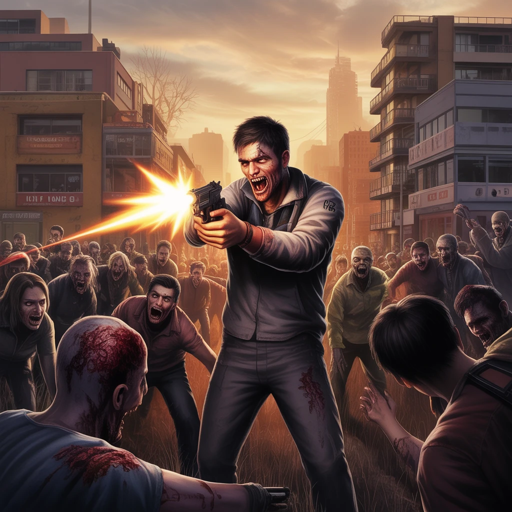 Cover image of Survive the Zombie Apocalypse with Lone Pistol: An Epic Free Online Shooter Game