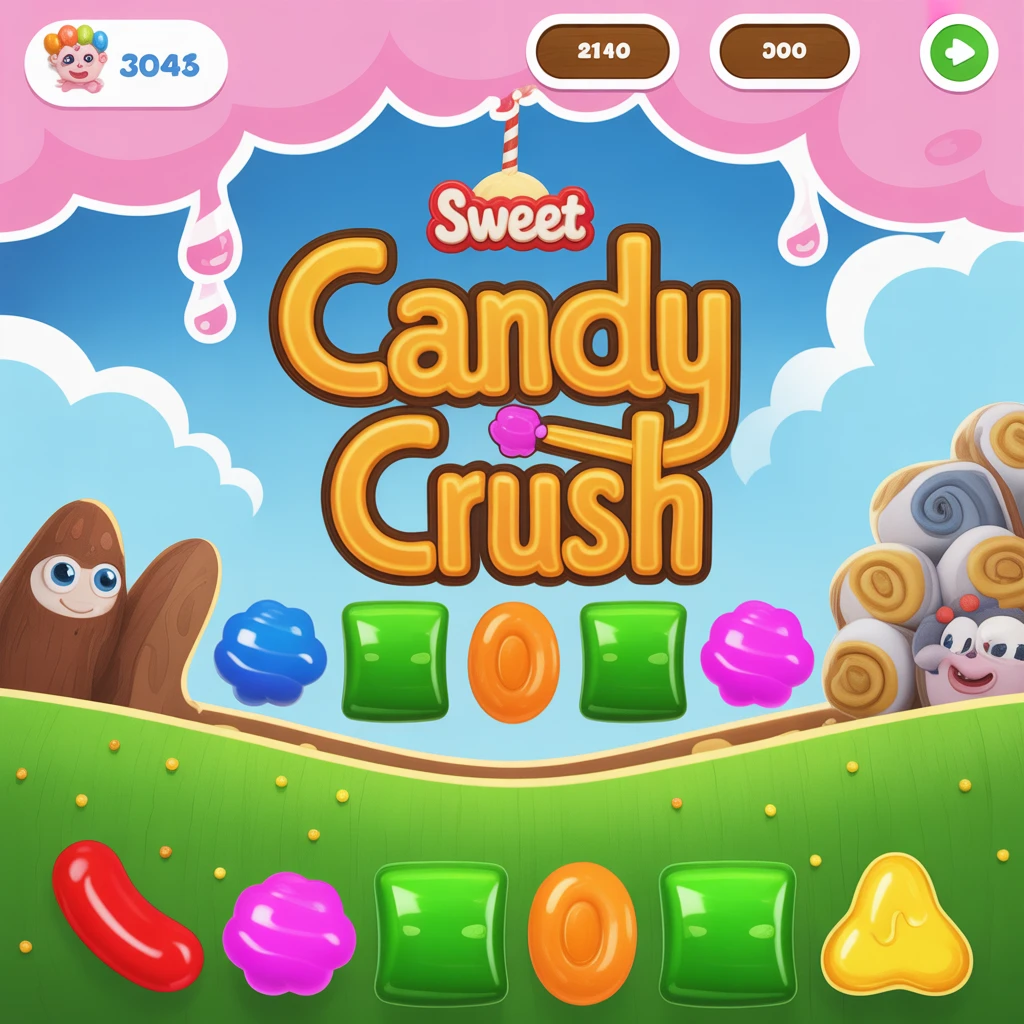 Cover image of Sweet Candy Crush: A Fun-tastic Free Online Game