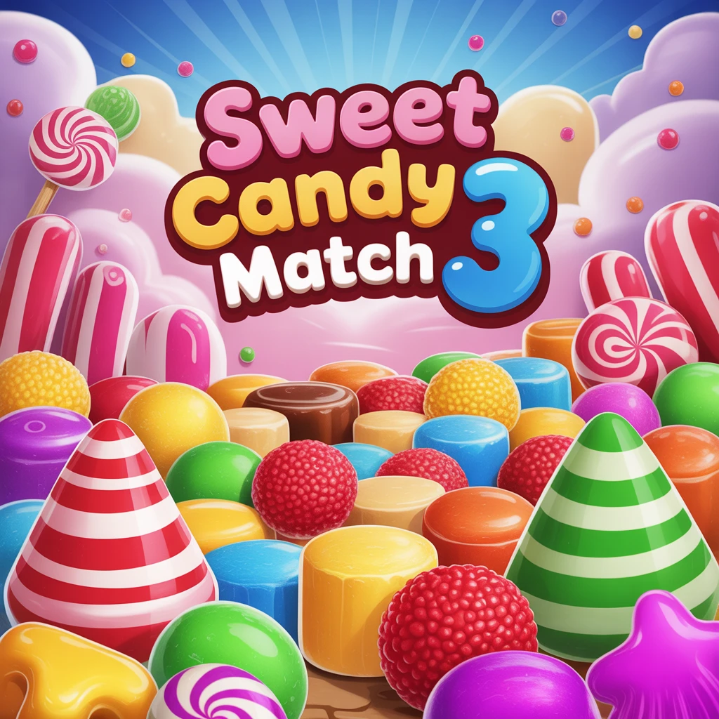 Cover image of Sweet Candy Match 3 Challenge: Play This Fun Browser Game Free Online!
